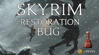 SKYRIM BUG DE RESTAURAÇÃO: Dano Infinito, Imortalidade, mestre em Speech, Alchemy e Smithing (PS4)