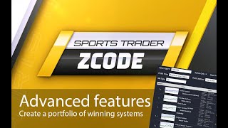 Sports Trader Tutorial 3: ADVANCED FEATURES. Create a portfolio of winning sports systems
