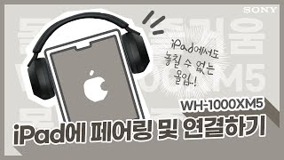 [강의] WH-1000XM5, iPad에 페어링 및 연결하기