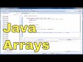 Java Tutorial - 02 - Using a Loop to Access an Array