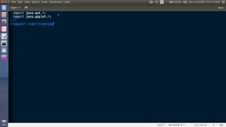 Simple Java Applet program in Ubuntu