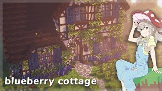 [Minecraft] Blueberry Cottage 🫐💙 | Incredible Cottagecore Building with the Minia Turia Mod!