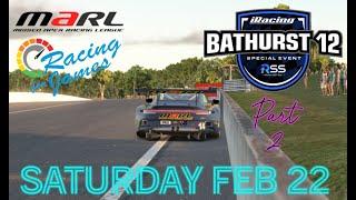 iRacing Bathurst 12 Hour - Featuring Racing for James (Part 2 - the final hours)