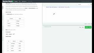 Hackerrank SQL Solution #28 Basic SQL - The Blunder