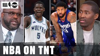 The Tuesday crew reacts to T-Wolves 22-PT comeback win + Western Conference standings | NBA on TNT