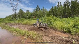 Power-line Mud Ride - 2020 Yamaha Grizzly 700 EPS