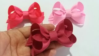 Montando kits com mini laços  boutique