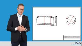 GG (global gauss) - Größenmaß der kleinsten Abweichungsquadrate (ISO 14405-1)