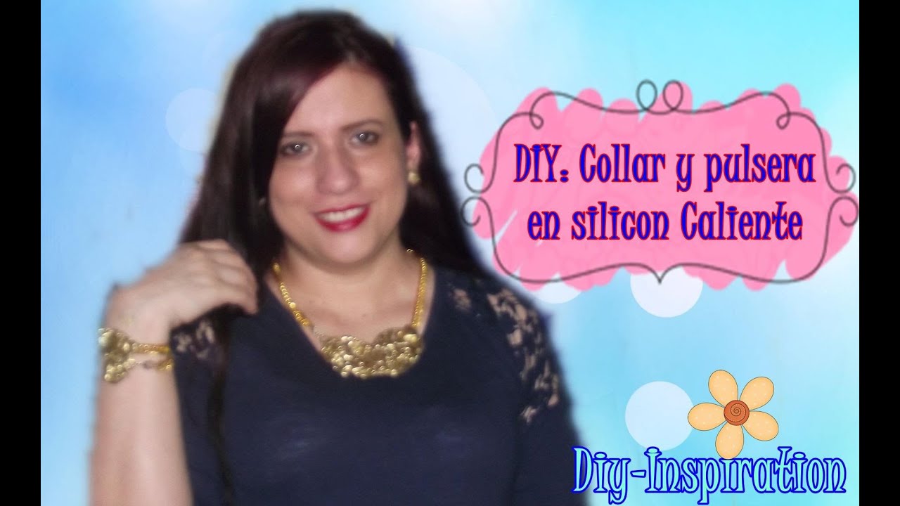 Diy Collar Con Silicon Caliente Youtube