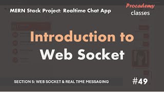 #49 Introduction to Web Socket | Real Time Chat App  | MERN Stack Project