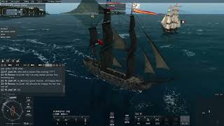 リアル系戦術海戦ゲームNaval Action 11/28 の海戦③ PZ  PvP SUIGN戦隊 VS イギリス クラン戦隊