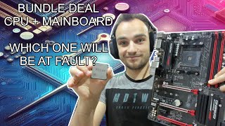 BOTH FAULTY? MAYBE NEITHER? LETS FIND OUT | B350 Gaming Plus  MOTHERBOARD REPAIR + Ryzen 1600x