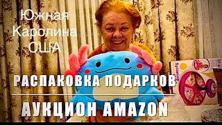 Распаковка подарков для внучат! Аукцион от #Amazon. МЫ и НАШИ в Америке