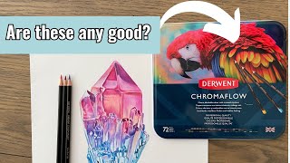 Putting the Derwent Chromaflow Colored Pencils to the Test | Review \u0026 Demo