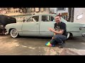 restoring 75 year old original paint on a 1949 meteor