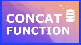 REALLY FAST SQL CONCAT() FUNCTION TUTORIAL