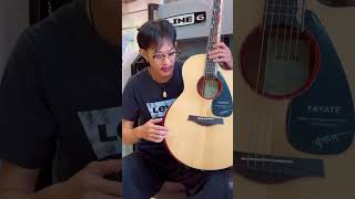 น้องใหม่ FAYATE รุ่น Top Solid เสียง คม ชัด กังวาน #รีวิว #guitar