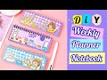 DIY weekly planner notebook _ how to make a cute planner notebook