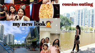 |My new look| ಅಕ್ಕ ತಂಗಿಯರು ಸೇರಿದ😍 ಮಿಲನ||Orion mall Bangalore||