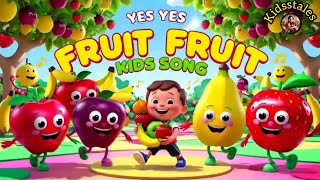 Fruits Song 🍎🍌🍓- Fruit Songs For Kids - Nursery Rhymes \u0026 Children Songs