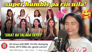 BINI Reaction || Sit-down with BINI: On life-changing fame, MTV EMA win, grand concert