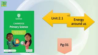 Energy Around Us| Unit 2.1Energy| Cambridge Primary Science Grade4 |Second edition