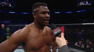 Fight Night Beijing: Francis Ngannou Octagon Interview