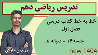 تدریس رایگان فصل اول ریاضی دهم - ویژه امتحان نهایی جلسه 14 مهندس خارکن