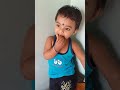 বাবান এটা মুখে কি দিয়ে দিলো 😳😳 shots shortvideos funny viral cutebaby @evaansdairy4753