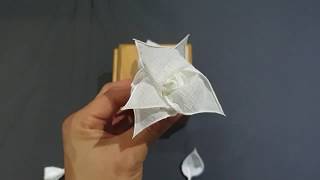 1. Table tissue / Toilet paper Flower making /Paper Rose/휴지꽃 만들기/장미꽃 만들기/티슈