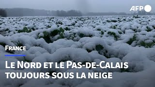 Vigilance orange neige-verglas dans le Nord et le Pas-de-Calais  | AFP