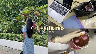 College Diaries 𐙚 ‧₊˚ | Lab Days 🔬, Cafe Studying, Billiards, Out with Fam \u0026 Friends, Finals ♡