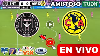 Inter Miami vs. América EN VIVO, Donde ver, A que hora juega Inter Miami vs. America resumen hoy