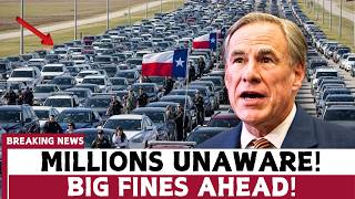 Millions of Texas Drivers Unprepared for New 2026 Law Changes — Fines Coming FAST!