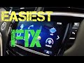 EASIEST WAY TO DO A HARD RESET- CADILLAC CUE SYSTEM- FIX FROZEN, NO POWER, GLITCHES ON LCD FAST