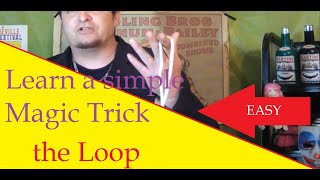 Learn the Loop magic trick, simple rope magic