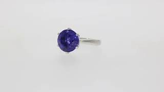 Tanzanite Solitaire Cut