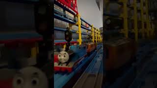 Plarail Neville, Rusty, Thomas and Red Rosie (feat Toto)