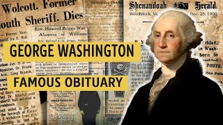 FAMOUS OBITUARIES: George Washington Obituaries - Reading Historical Obituary of the President