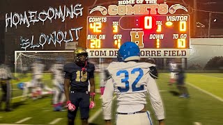 Homecoming game crazy blowout gets real physical.(must watch)..🤐🤬