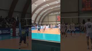 AMAZING SET BY TURAL HASANLI #volleyball #setters #azerbaijan #CEV #shorts