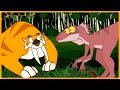 Velociraptor Vs Smilodon | Funny Dinosaur Cartoons for Kids | Learn Dinosaur Facts | I'm A Dinosaur!