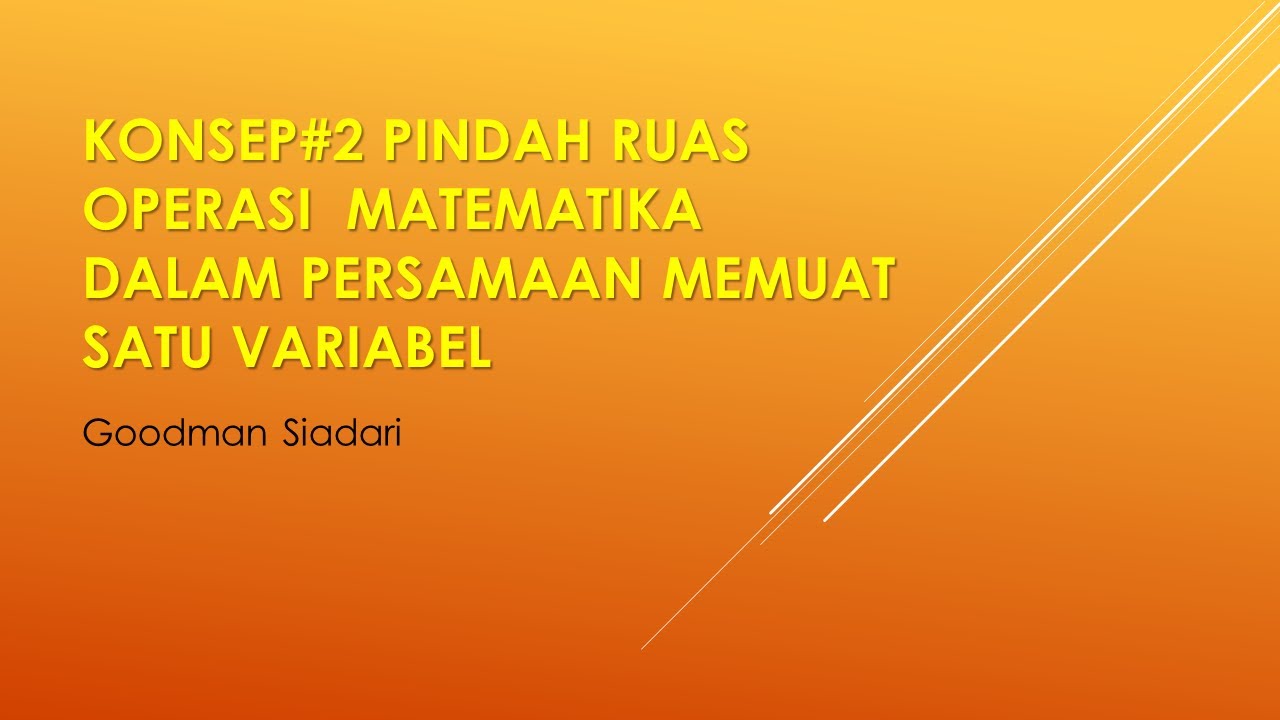 OPERASI#2 PINDAH RUAS - YouTube