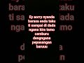 lirik lagu sorry nyanda barasa#shorts