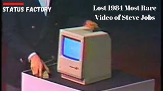 The Lost 1984 Video: young Steve Jobs introduces Macintosh "1984"