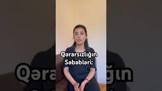 Qərarsız olmağımızın səbəbləri- Psixoloq Firuzə Qənizadə