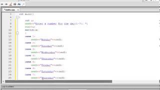 C++ Tutorial 6 - switch-case (and fall through!)
