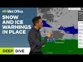 Deep Dive 07/03/2023 – An in-depth look at the snow warnings – Met Office Weather Forecast