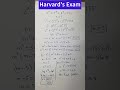 Harvard's Entrance Exam question| Many failed. #shorts #maths #mathematics #algebra