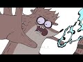 Mordecai & Rigby VS Sukuna Black Flash Animation